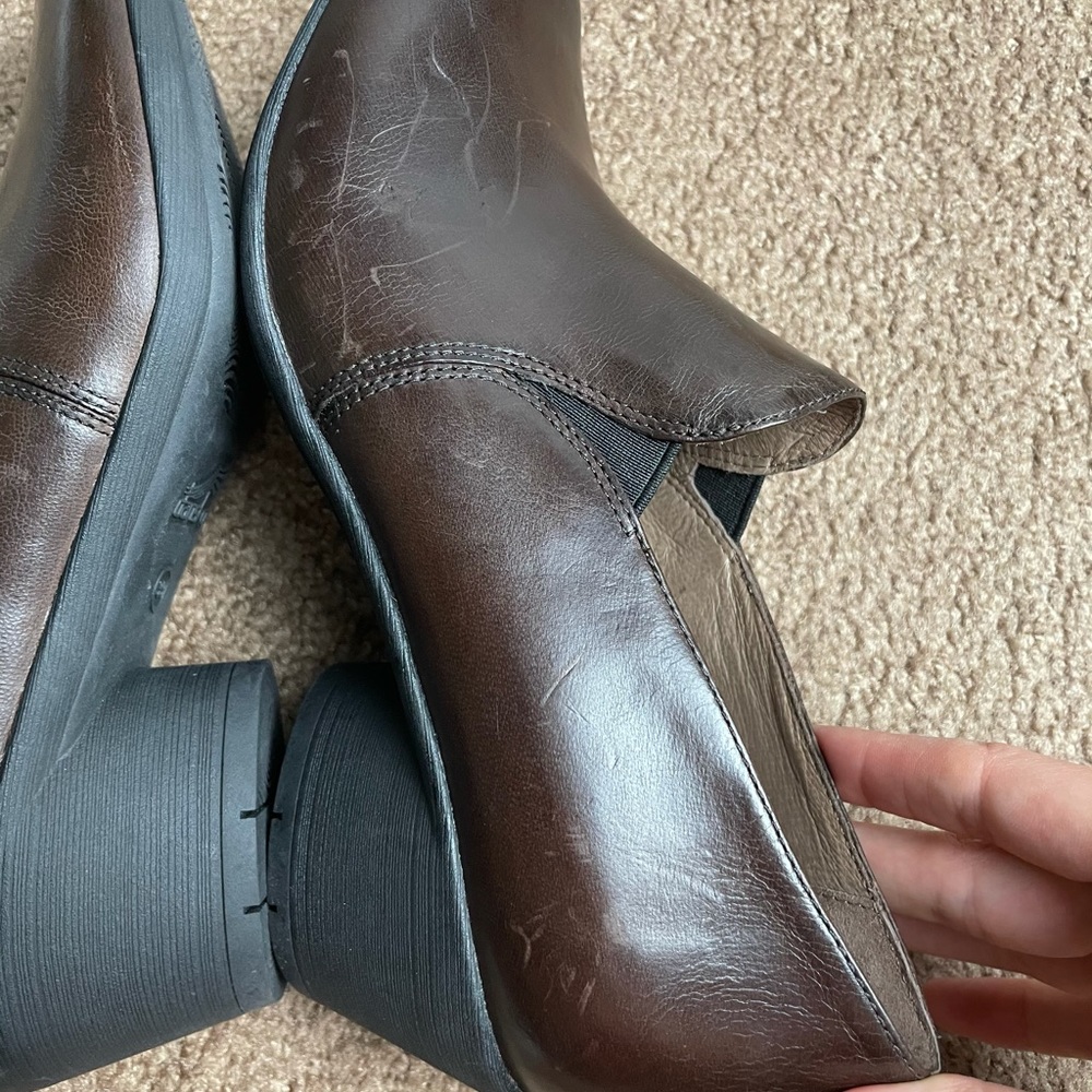 Robin Chocolate Burnished Dansko Shoes Size 9/39 - Picture 9 of 15